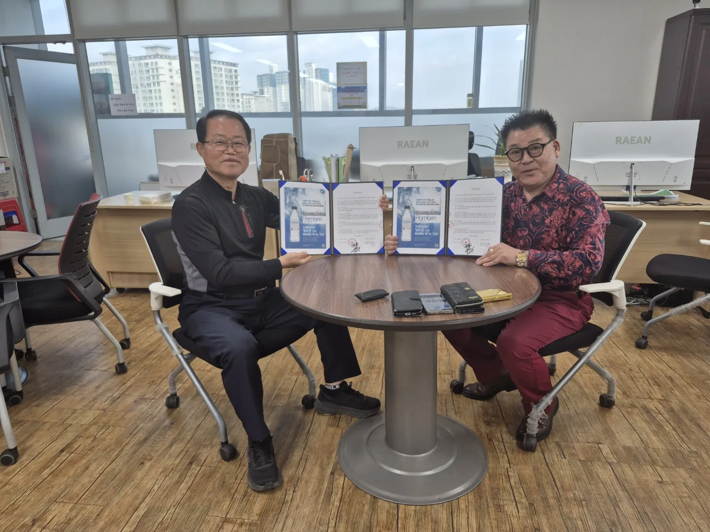 ㈜썬송림 & ㈜코리워터스 SSL 결제 업무협약 이미지